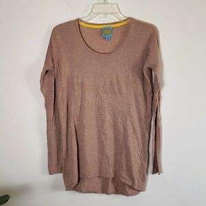 C&C California sweater wool cashmere blend light brown, women's size XS
